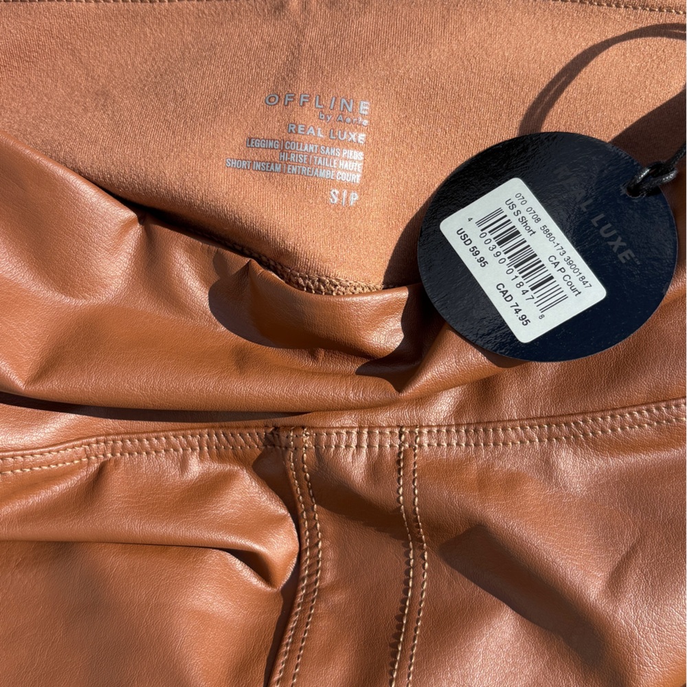 OFFLINE By Aerie Real Luxe Faux Leather Legging - Picture 4 of 6